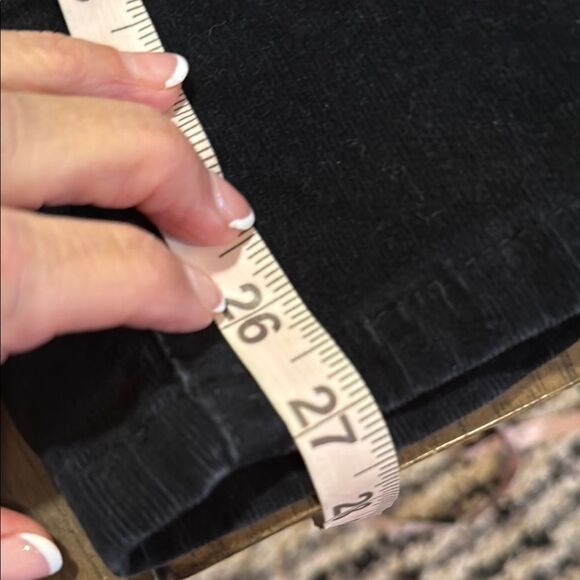 Chico's Classic Black Corduroy Pants size 16 short - Picture 6 of 7